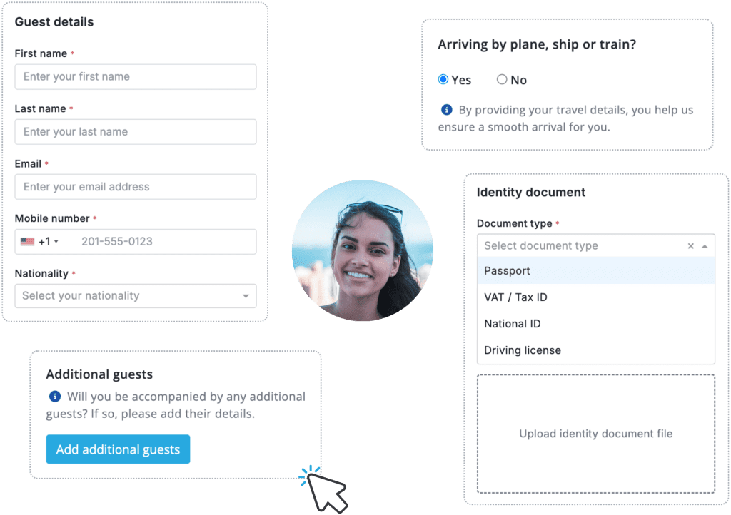 Συλλογή Στοιχείων Επισκεπτών | Online Check-in