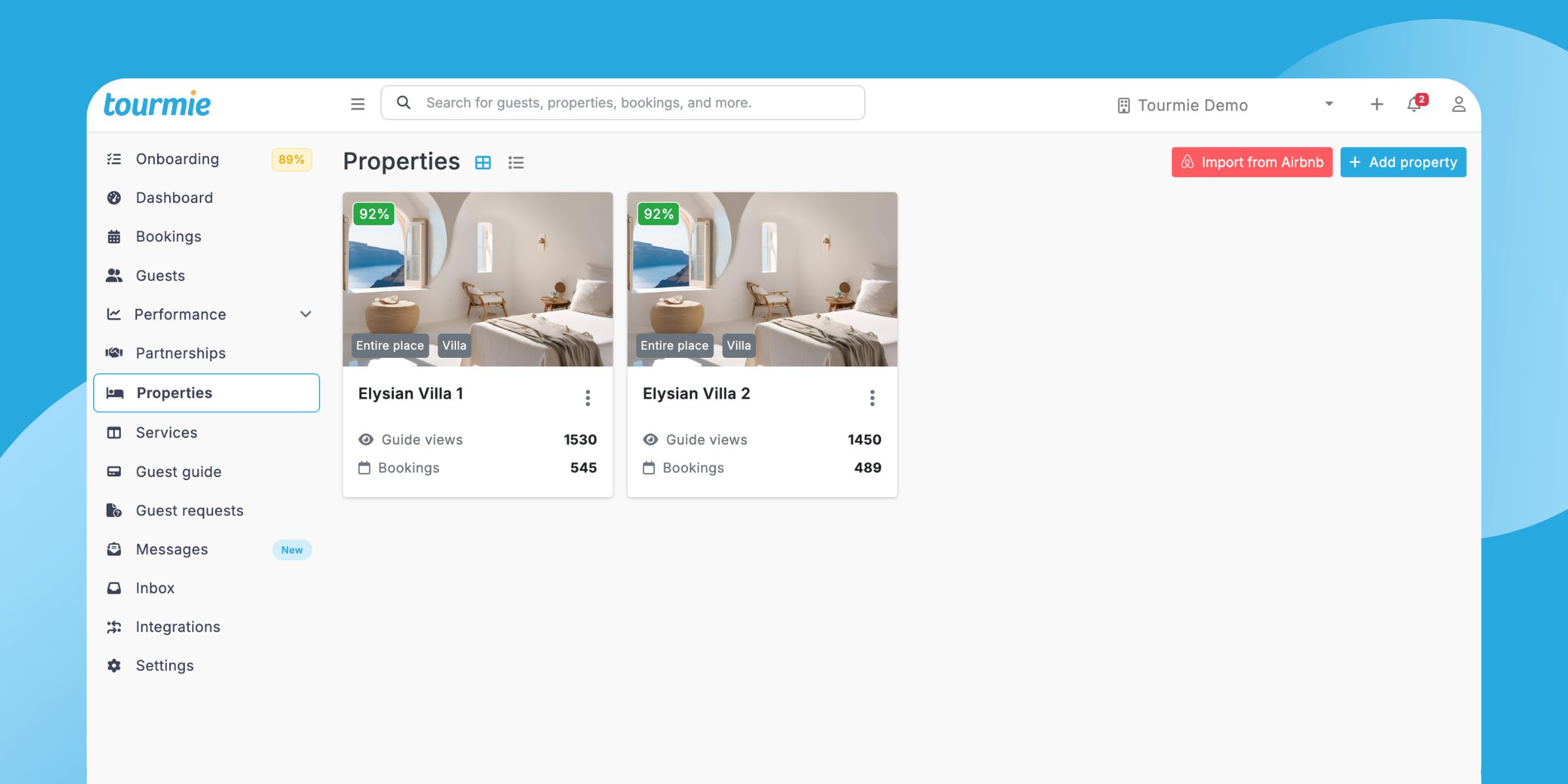 Tourmie | Properties Redesign 2025